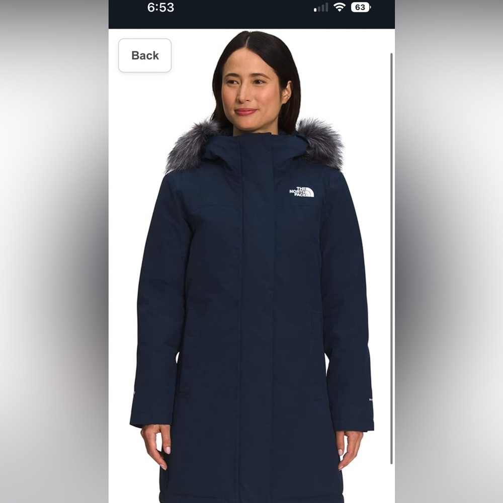Brand new north face coat